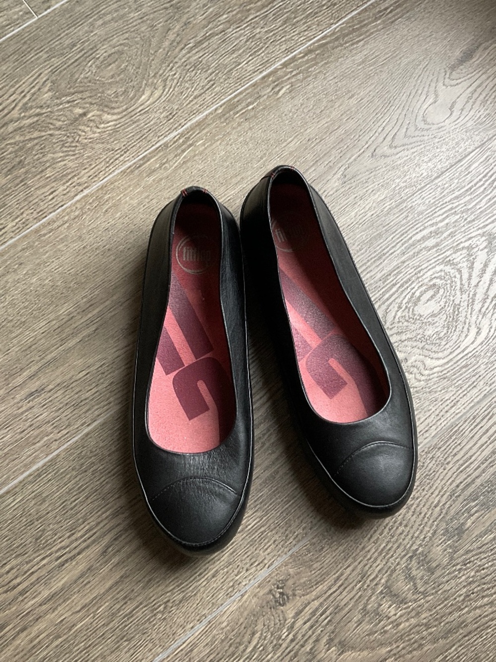 Fitflop Leather Ballet Flats